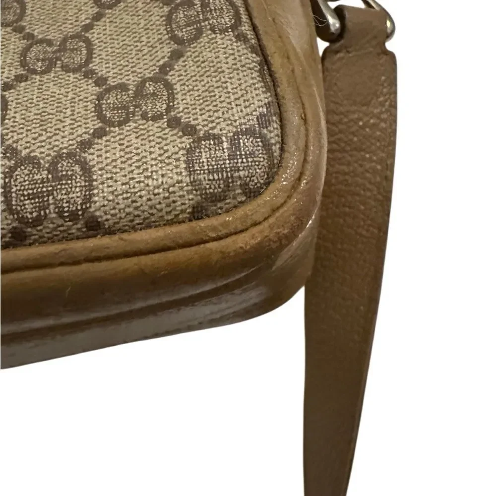 Gucci Beige and Brown Crossbody Bag
